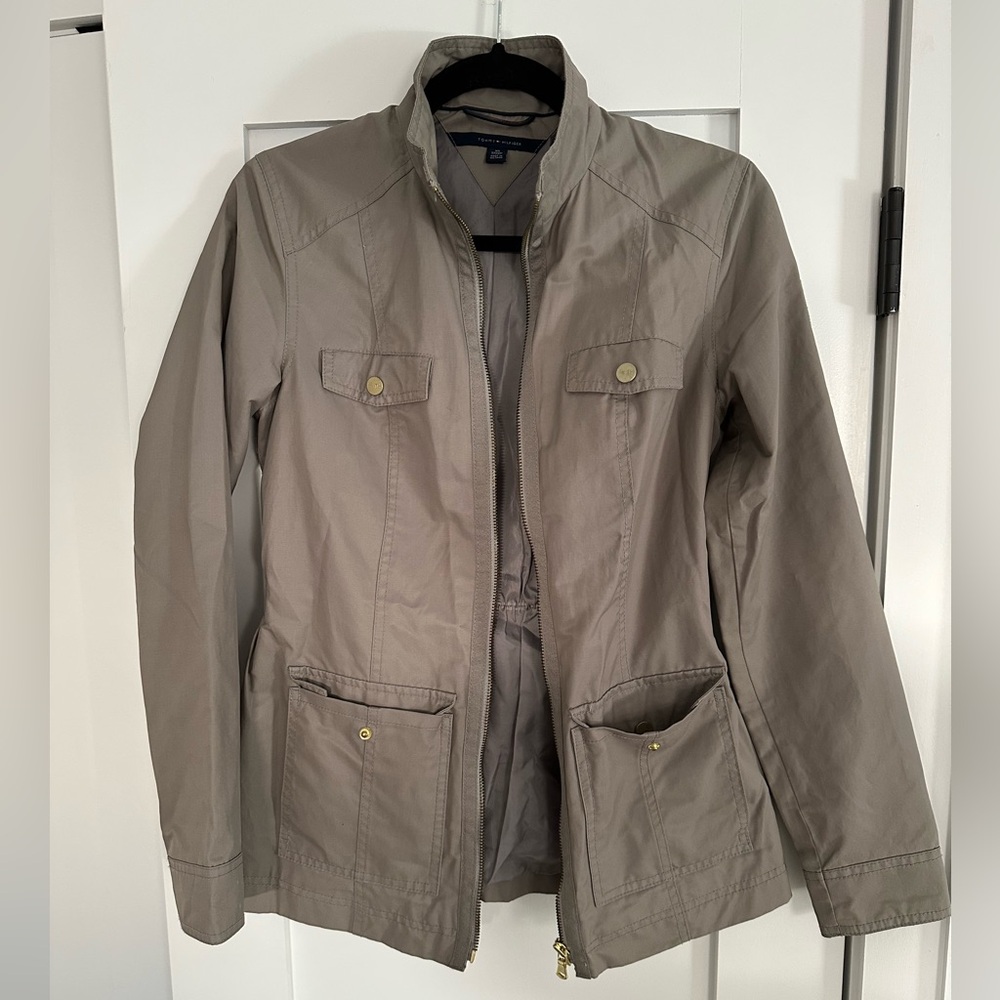 Tommy Hilfiger - Grey Rain Jacket